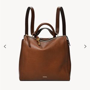 Fossil Parker convertible small backpack - brown
